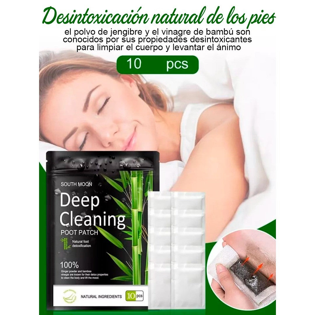 20 Pack parches detox pies, desintoxicación original, almohadillas limpieza profunda, para aliviar el estrés y dormir profundamente