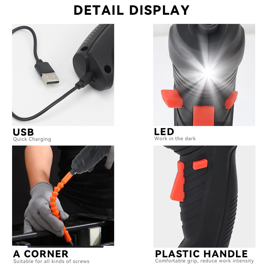 Destornillador eléctrico 250 RPM