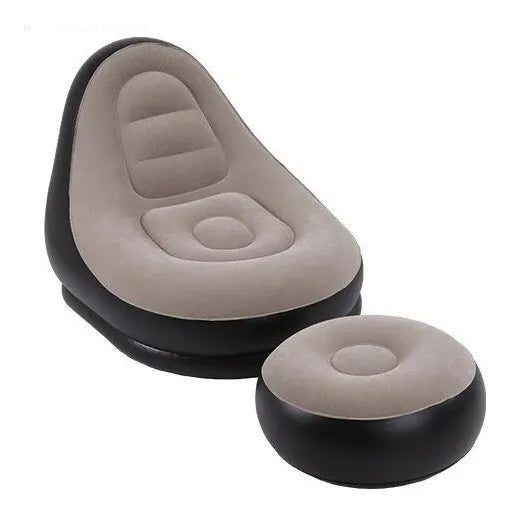 Sillon Puff Sofa Inflable Apoya Pies Living Piscina Inflador