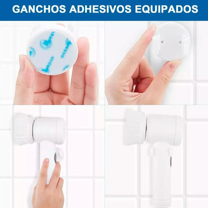 Cepillo M11 Limpiador 5 En 1 Giratorio Multiuso Usb M-brush