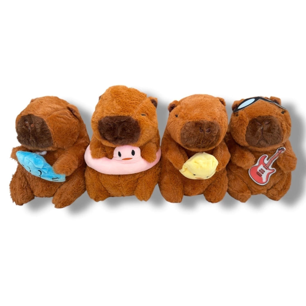 Peluche De Capibara Con Accesorios 3 Modelos Surtidos